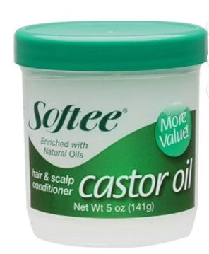 Softee Castor Oil Hair & Scalp Conditioner – 5 oz - ANNS BEAUTY SUPPLY